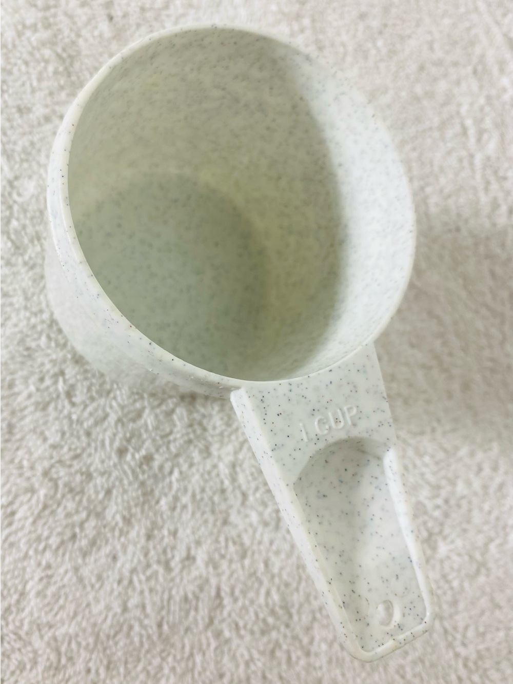 5/$35 Vintage Tupperware Speckled 1 Cup Measuring Scoop Replacement Piece